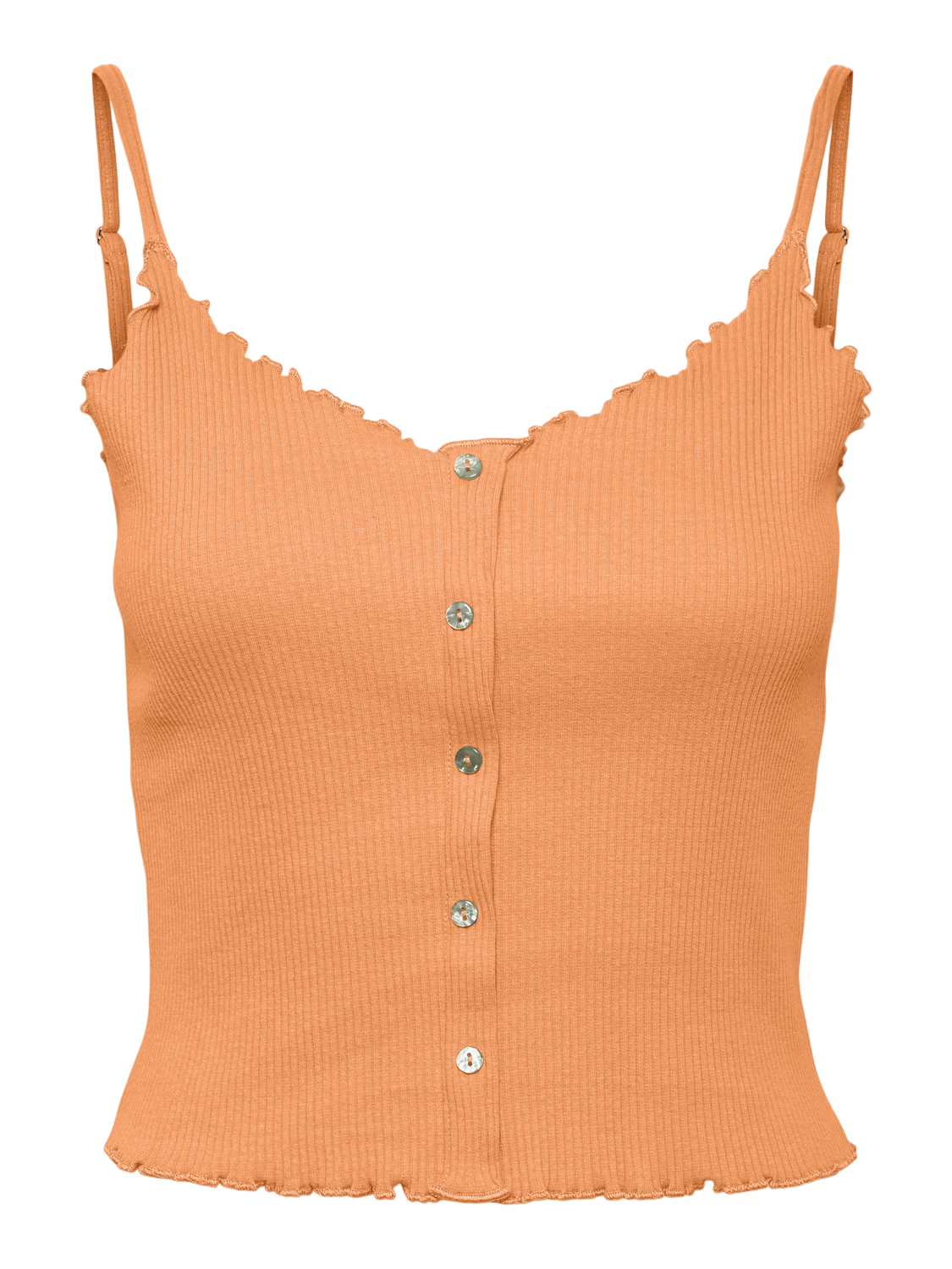 PCNUKISA Tank-Top - Mock Orange