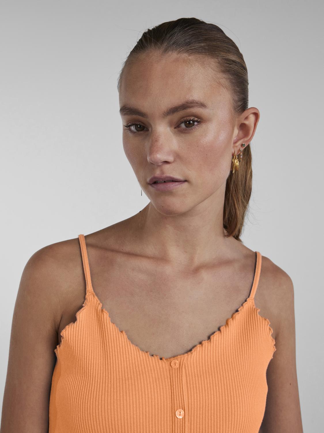 PCNUKISA Tank-Top - Mock Orange