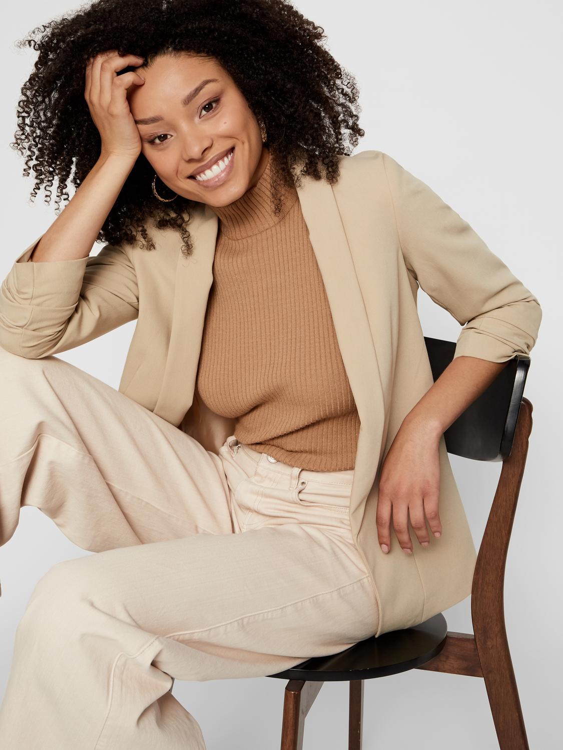 PCBOSELLA Blazer - White Pepper