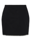 PCALINA Mini Skirt - Black